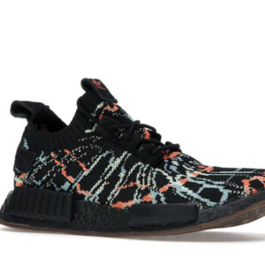adidas NMD R1 Primeknit Black Multicolor - Image 4
