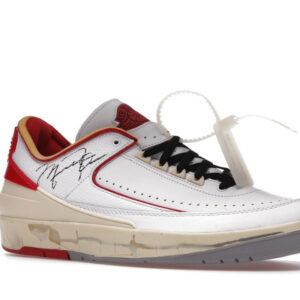 Jordan 2 Retro Low SP Off-White White Red - Image 5