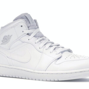 Jordan 1 Mid White/Pure Platinum - Image 4