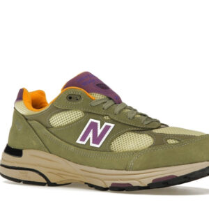 New Balance 993 MiUSA Teddy Santis Olive Leaf Maize - Image 4