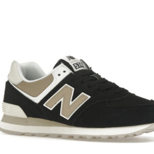 New Balance 574 Black Elephant Bone (Women's) - Image 4