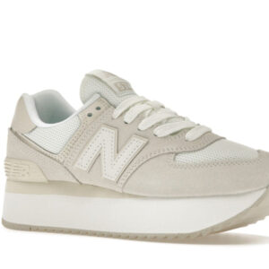New Balance 574 Plus Sand White (Women's) - Image 4