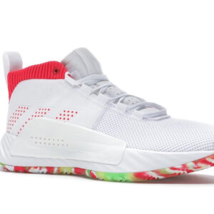 adidas Dame 5 White Multi - Image 4