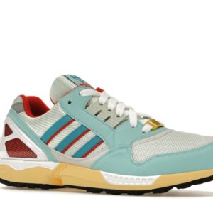 adidas ZX 9000 Turquoise Red - Image 4