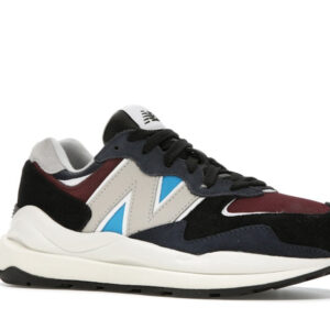 New Balance 57/40 Black Navy Burgundy - Image 4