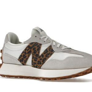 New Balance 327 Sea Salt Phantom Leopard Print Workwear (Women's) - Image 4