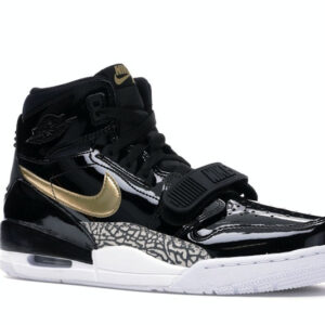 Jordan Legacy 312 Black Gold Patent - Image 4