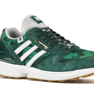 adidas ZX 8000 Bape Undefeated Green - Image 4