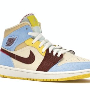 Jordan 1 Mid SE Fearless Maison Chateau Rouge - Image 4
