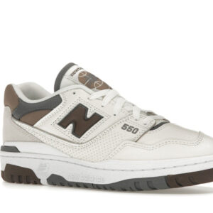 New Balance 550 Sea Salt Dark Mushroom - Image 4
