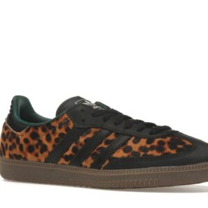 adidas Samba OG Black Green Leopard (Women's) - JI2735 - Image 5