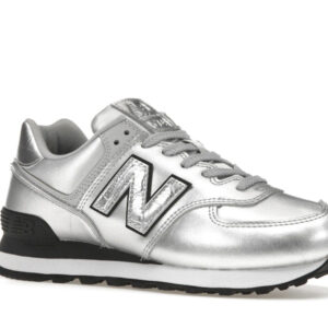 New Balance 574 Silver (Women's) - Image 4