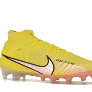 Nike Zoom Mercurial Superfly 9 Elite AG-Pro Yellow Strike Sunset Glow - Image 4
