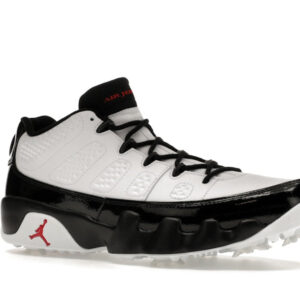Jordan 9 Retro Low Golf White Black True Red - Image 4