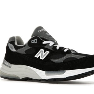 New Balance 992 Black Grey Suede - Image 4