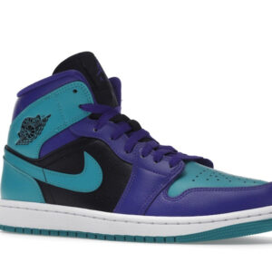 Jordan 1 Mid Black Grape (Women's) - Image 4