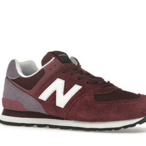 New Balance 574 Burgundy Purple Suede - Image 4