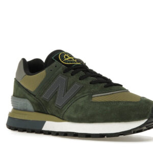 New Balance 574 Legacy Stone Island Dark Green - Image 5