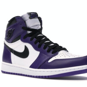 Air Jordan 1 Retro High Court Purple White Men's - 555088-500 - US - Image 6