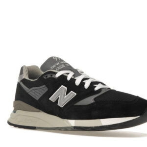 New Balance 998 MiUSA Black Silver - Image 5