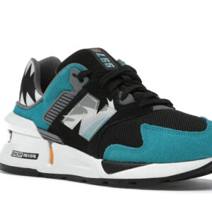 New Balance 997S Shoe Palace Great White (Teal Toe) - Image 5
