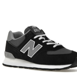 New Balance 574 Black White Grey - Image 5