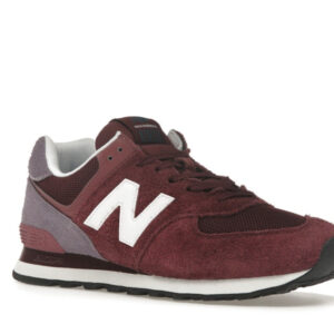 New Balance 574 Burgundy Purple Suede - Image 5