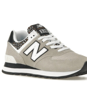 New Balance 574 Grey Black Leopard Print (Women's) - Image 5