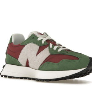 New Balance 327 Dark Green Red - Image 5
