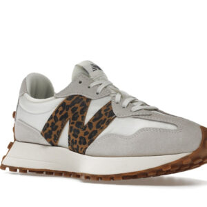 New Balance 327 Sea Salt Phantom Leopard Print Workwear (Women's) - Image 5