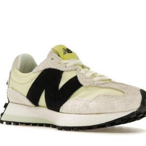 New Balance 327 White Black Grey Yellow (Women's) - Image 5