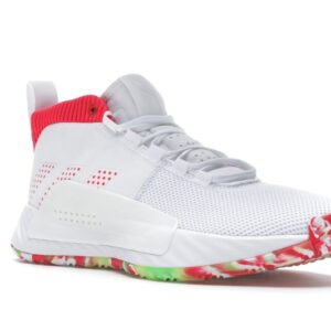 adidas Dame 5 White Multi - Image 5