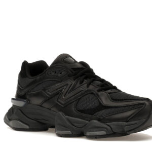 New Balance 9060 Triple Black Leather - Image 5