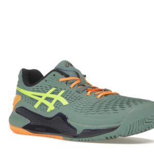 ASICS Gel-Resolution 9 Padel Celadon Safety Yellow - Image 5