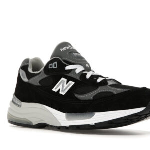 New Balance 992 Black Grey Suede - Image 5