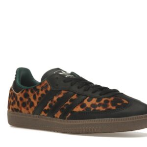 adidas Samba OG Black Green Leopard (Women's) - JI2735 - Image 6