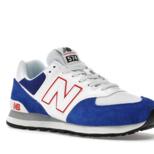 New Balance 574 Blue White Red - Image 5
