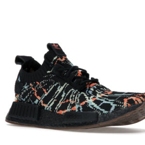 adidas NMD R1 Primeknit Black Multicolor - Image 5