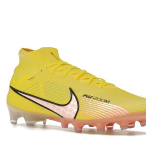 Nike Zoom Mercurial Superfly 9 Elite AG-Pro Yellow Strike Sunset Glow - Image 5