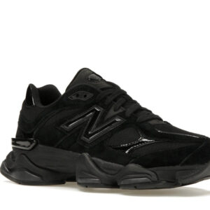 New Balance 9060 Triple Black Patent - Image 5