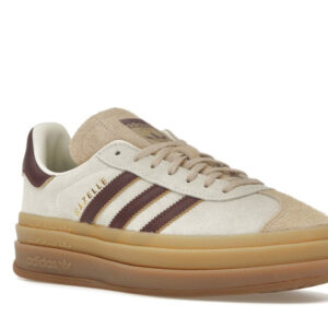 adidas Gazelle Bold Cream White Maroon (Women's) - Image 5