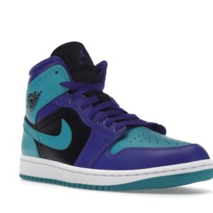 Jordan 1 Mid Black Grape (Women's) - Image 6