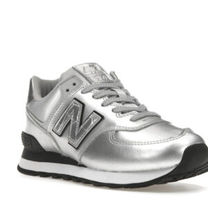 New Balance 574 Silver (Women's) - Image 6