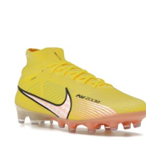 Nike Zoom Mercurial Superfly 9 Elite AG-Pro Yellow Strike Sunset Glow - Image 6