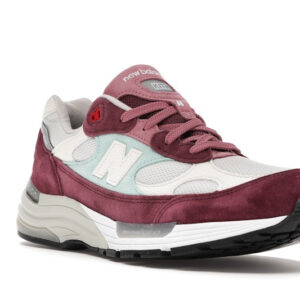 New Balance 992 Kith Kithmas Burgundy White - Image 6