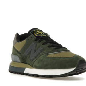 New Balance 574 Legacy Stone Island Dark Green - Image 6
