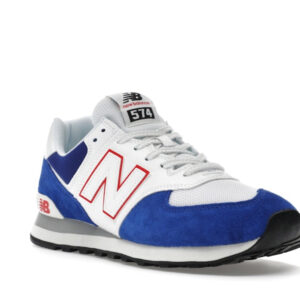New Balance 574 Blue White Red - Image 6
