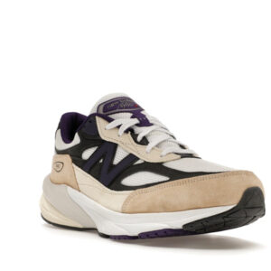 New Balance 990v6 MiUSA Teddy Santis White Black Plum - Image 6