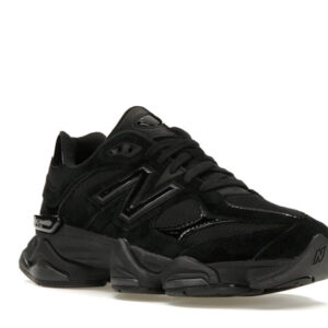 New Balance 9060 Triple Black Patent - Image 6