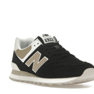 New Balance 574 Black Elephant Bone (Women's) - Image 6